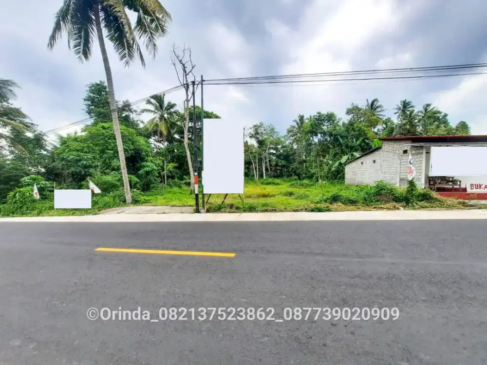 Tanah SHMP 1309m2 Jl Cangkringan Dekat Jl Pakem Kalasan, Jl Kaliurang Km 19, Ledok Sambi