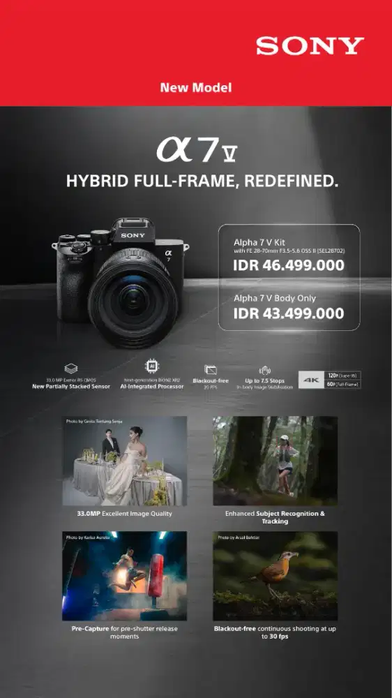 Sony Alpha A7V Full Frame Hybrid