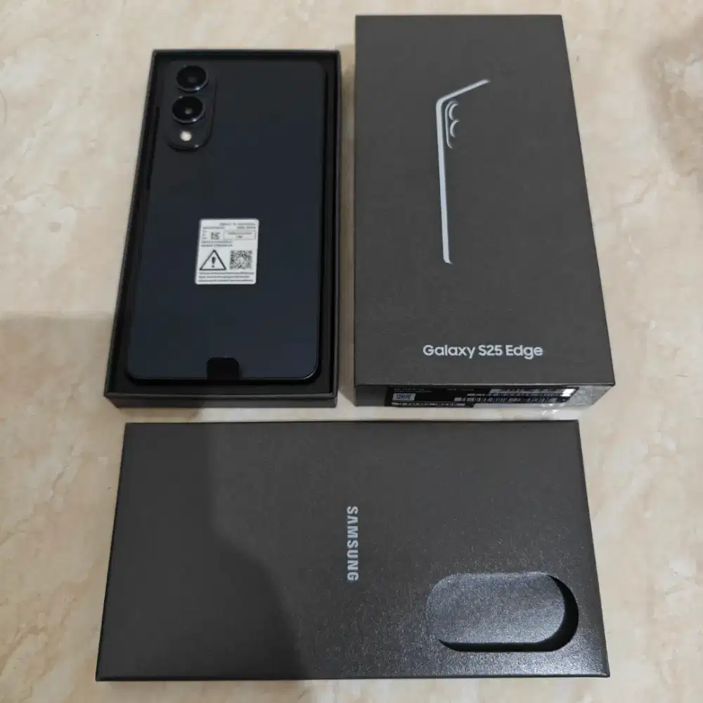 Samsung Galaxy S25 EDGE 12/256 Sein Indonesia Mulus Lengkap Garansi