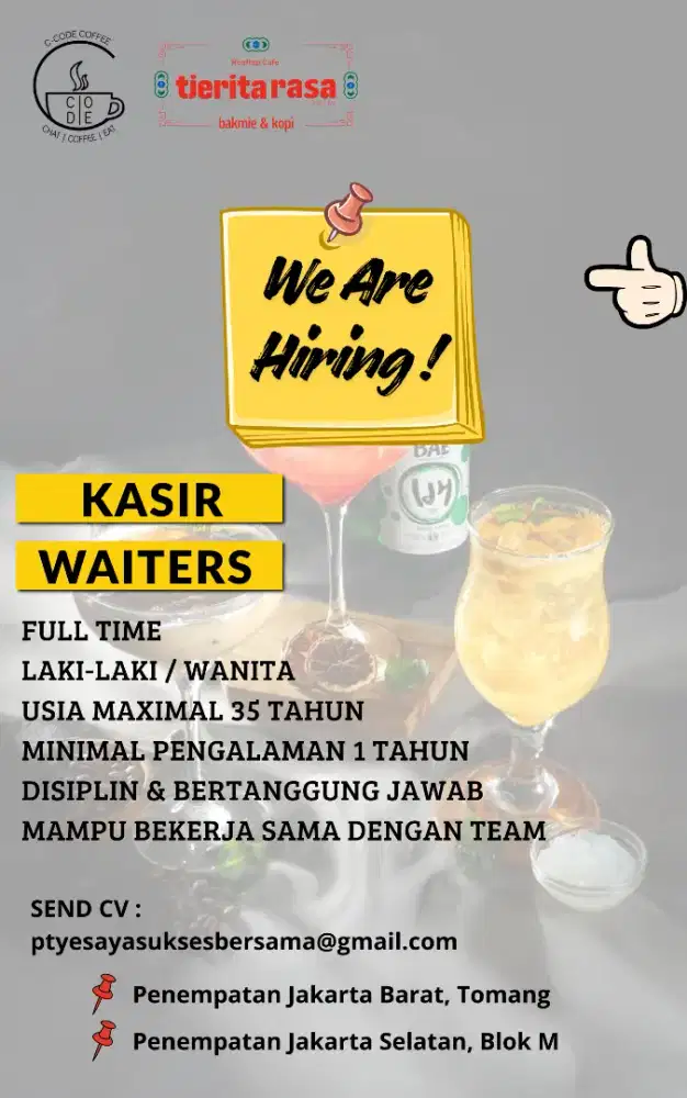 We Are Hiring!! Join Your Team