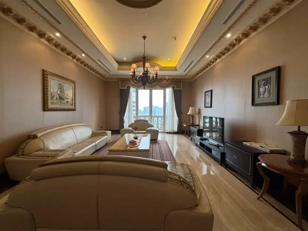 Harga Turun Rp 3,5 M! Apartemen Da Vinci 382 m², 4 BR Semi Furnished di Sudirman