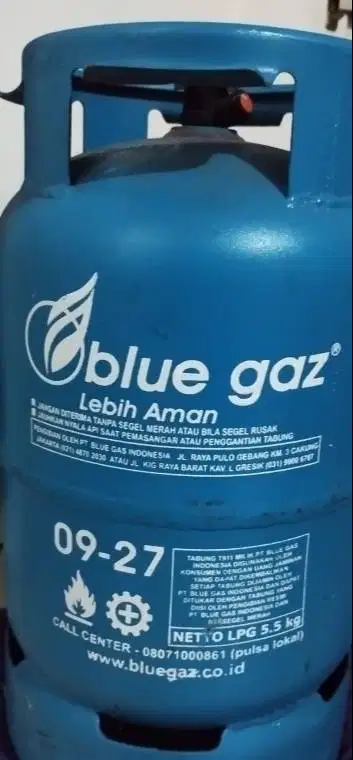 Tabung Gas Blue Gaz (kosong).. Bonus Regulator