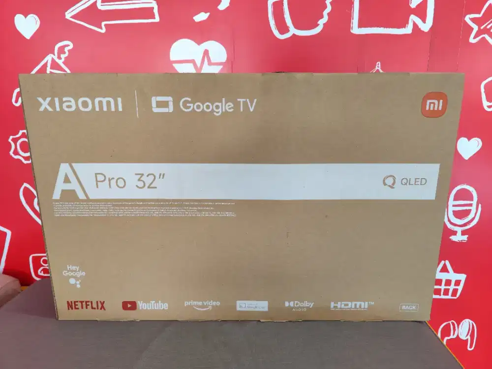 New TV Xiaomi A Pro 32 QLED, barang masih baru & garansi resmi indo.