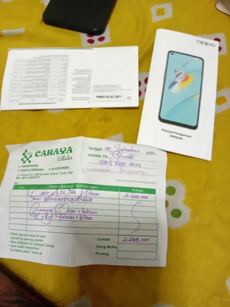 Jual hp oppo normal sekali