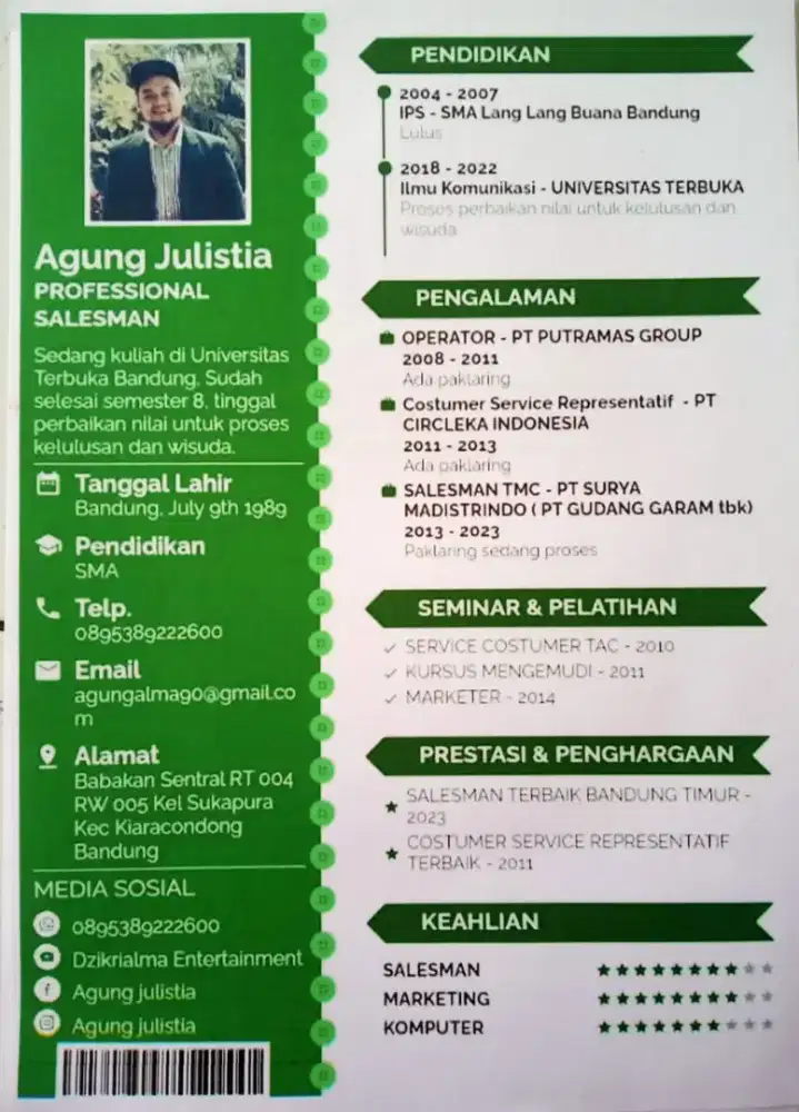 Mencari pekerjaan