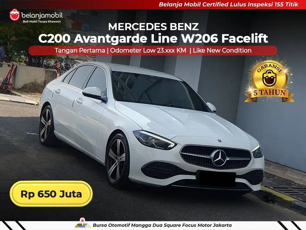 [LOW KM 23RB] Mercedes Benz Mercy C 200 C200 Avantgarde W206 2022/2023