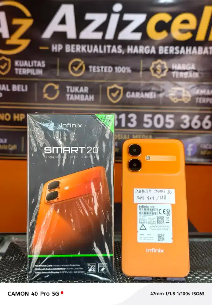 INFINIX SMART 20 RAM 4+4/128