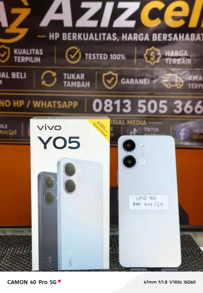 VIVO Y05 RAM 4+4/64