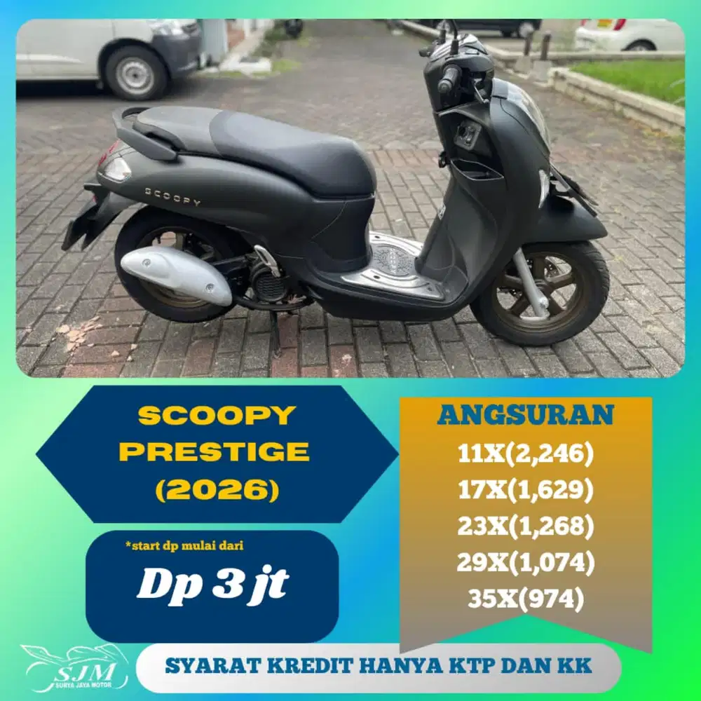 Scoopy Prestige 2026 (Nik25) Pajak Panjang