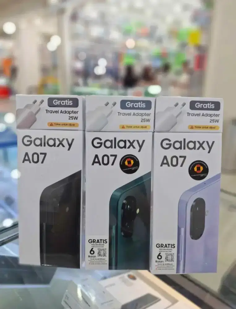 SAMSUNG GALAXY A07 LTE GARANSI RESMI