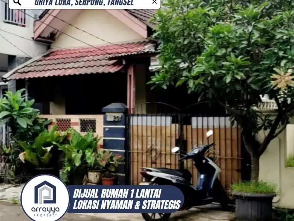 RUMAH STANDAR 1 LANTAI DI GRIYA LOKA BSD 'ARB35'