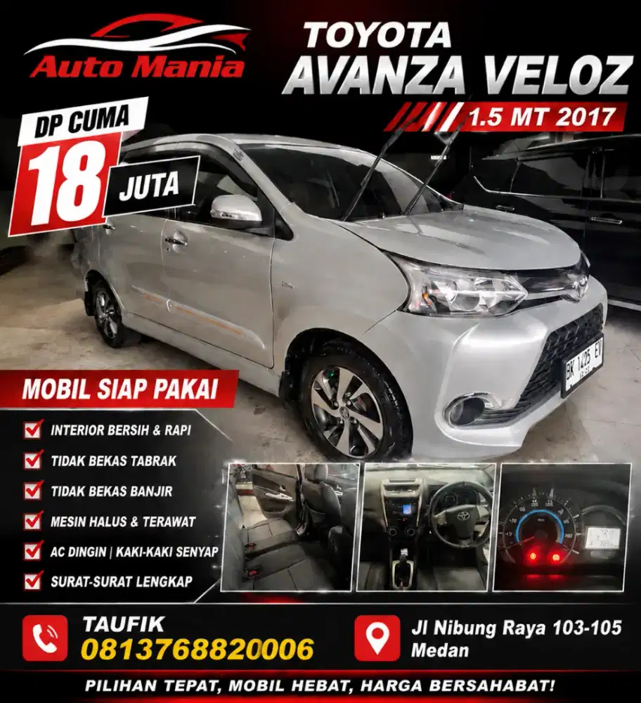 Avanza Veloz 1.5 MT 2017 Ertiga xpander