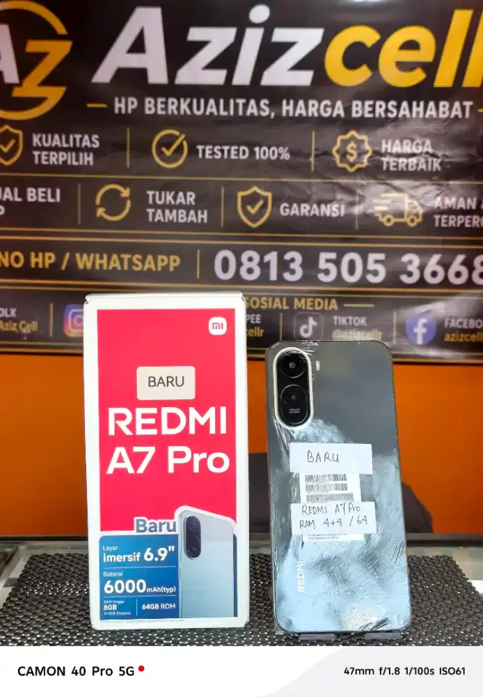 BARU REDMI A7 PRO 4+4/64 GB