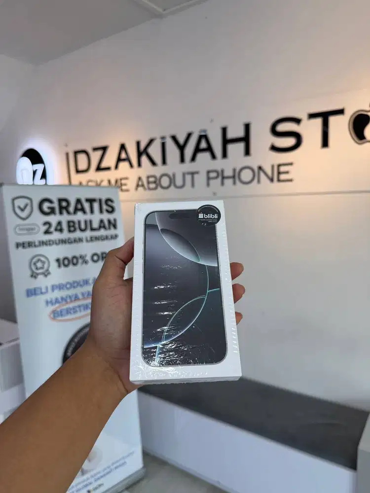 IPHONE 16PRO/512 RESMI NEW!!! PROMO FREE ADAPTOR!!!
