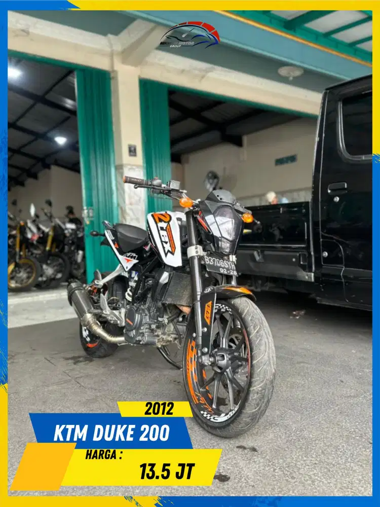 KTM DUKE 200 2012 PLAT B MURAH MERIAH BOSSKU HIKMAH MOTOR KEPUH MALANG