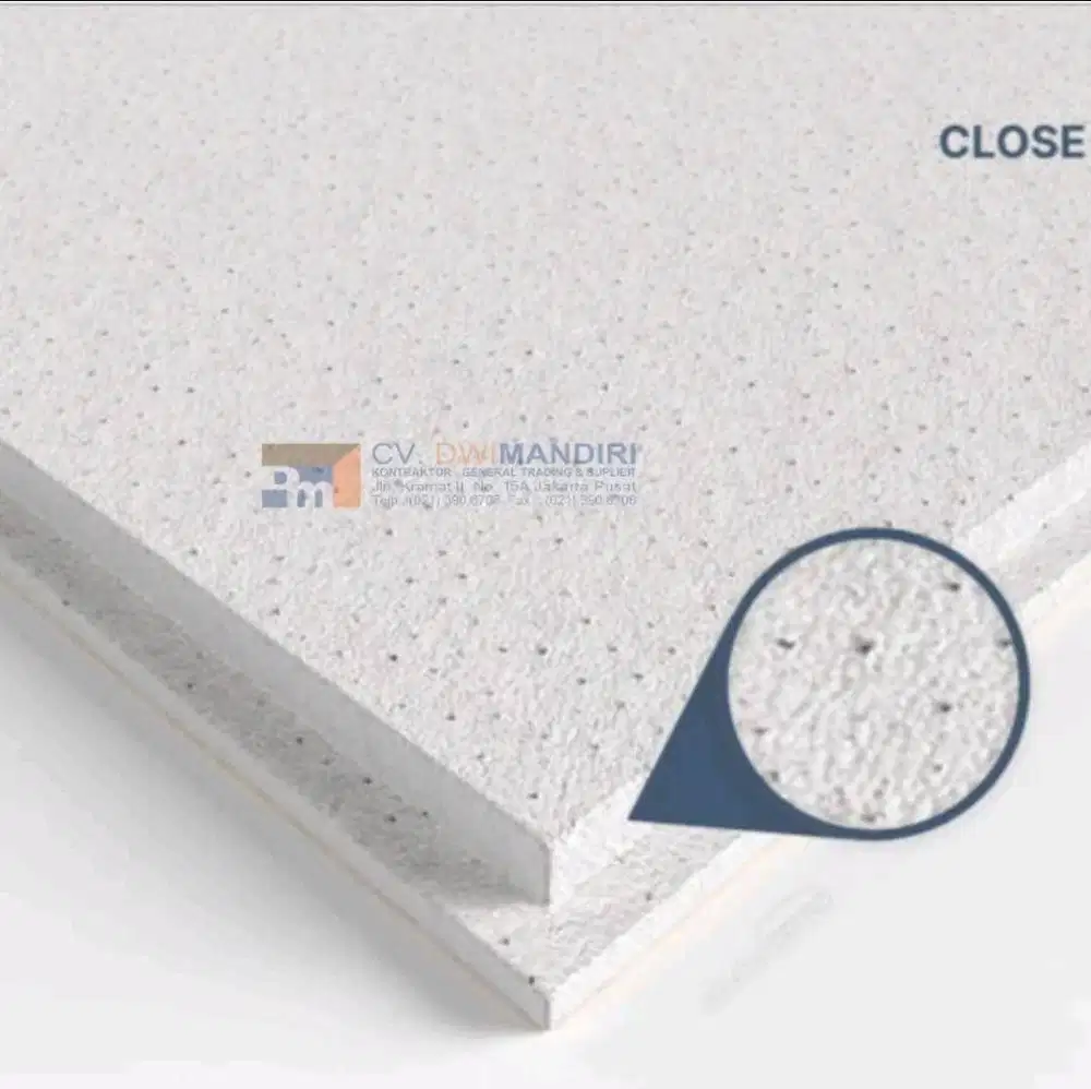 Acoustic Ceiling plafon Amstrong Dune 16x600x1200mm Teguler / coak