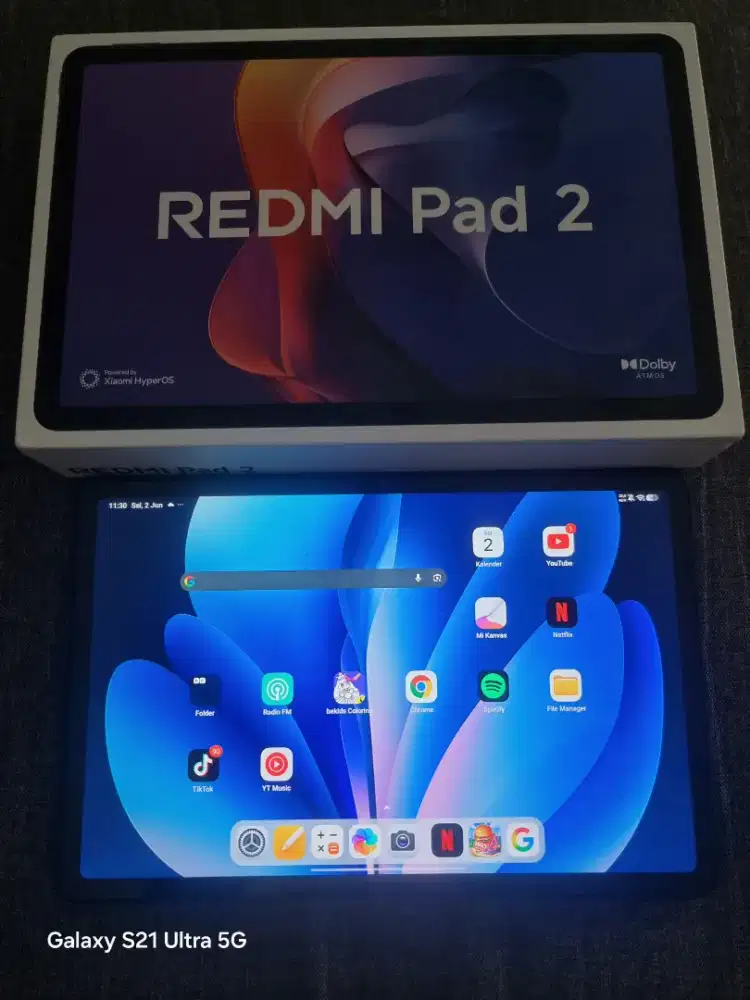 Tablet Tab Xiaomi Redmi Pad 2 4GB/128 GB Layar IPS