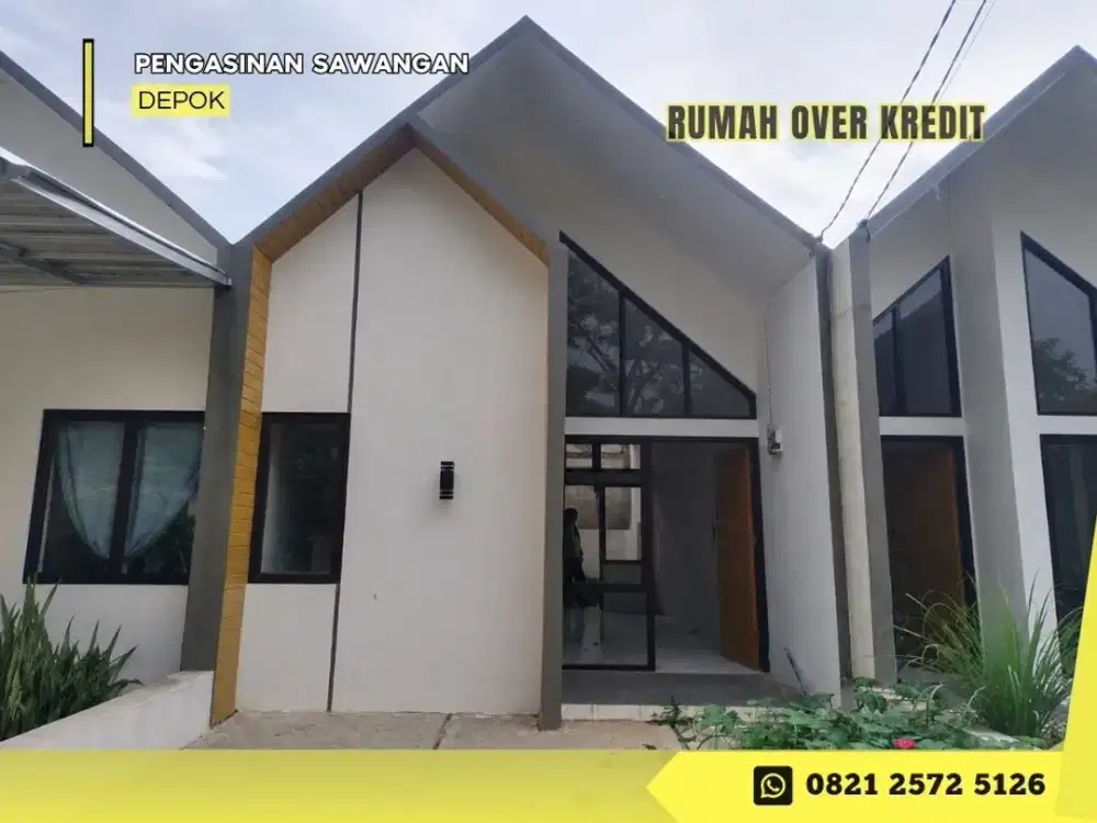 Over Kredit Rumah ccln flat 79JT dkt Tol di Pengasinan Sawangan Depok