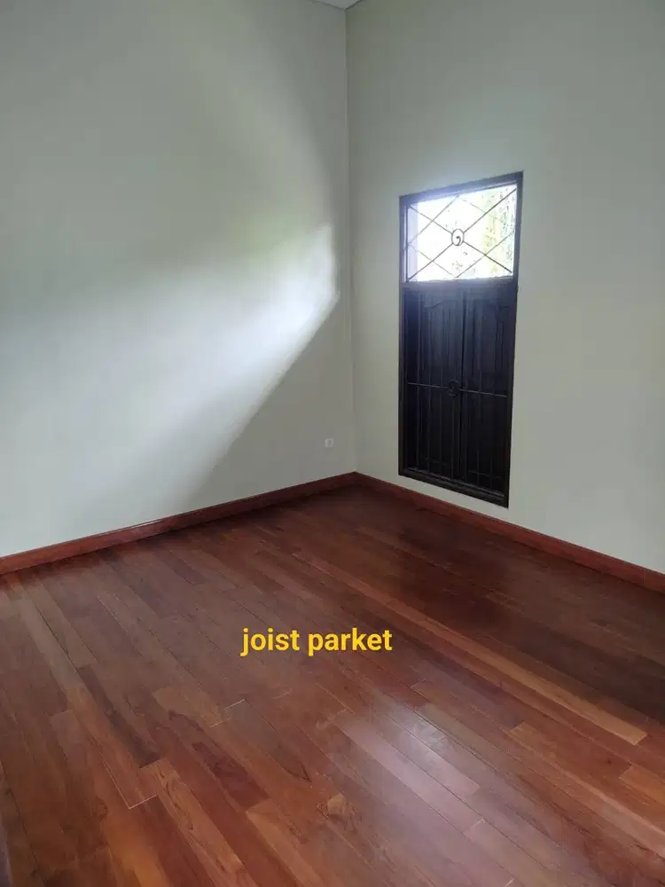lantai kayu parket flooring jati finishing uv coating