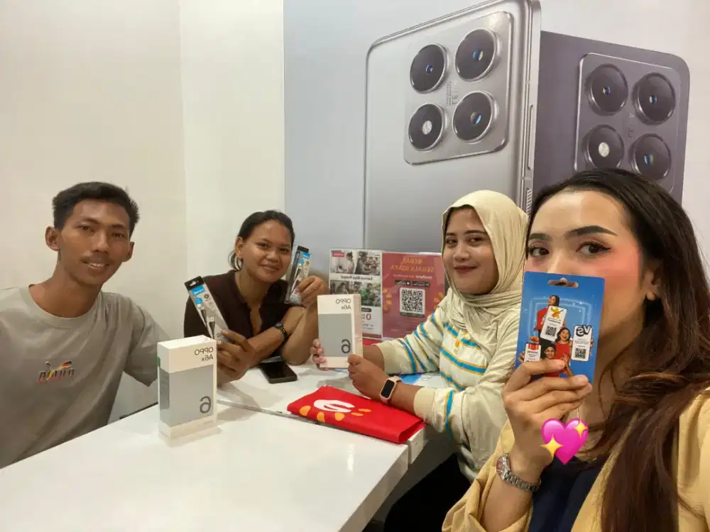 Oppo A6x ekslusif ram 8/128 bisa kredit