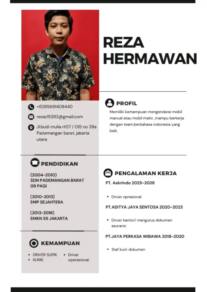 Mencari pekerjaan driver