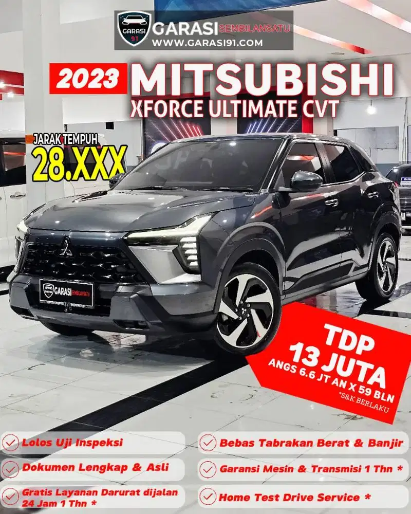 ‼️TDP 13 JT‼️MITSUBISHI XFORCE ULTIMATE CVT 2023