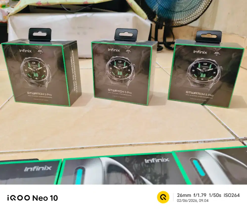 NEW 100% | Infinix GT Watch 5 Pro | Silver & Black | Garansi Resmi