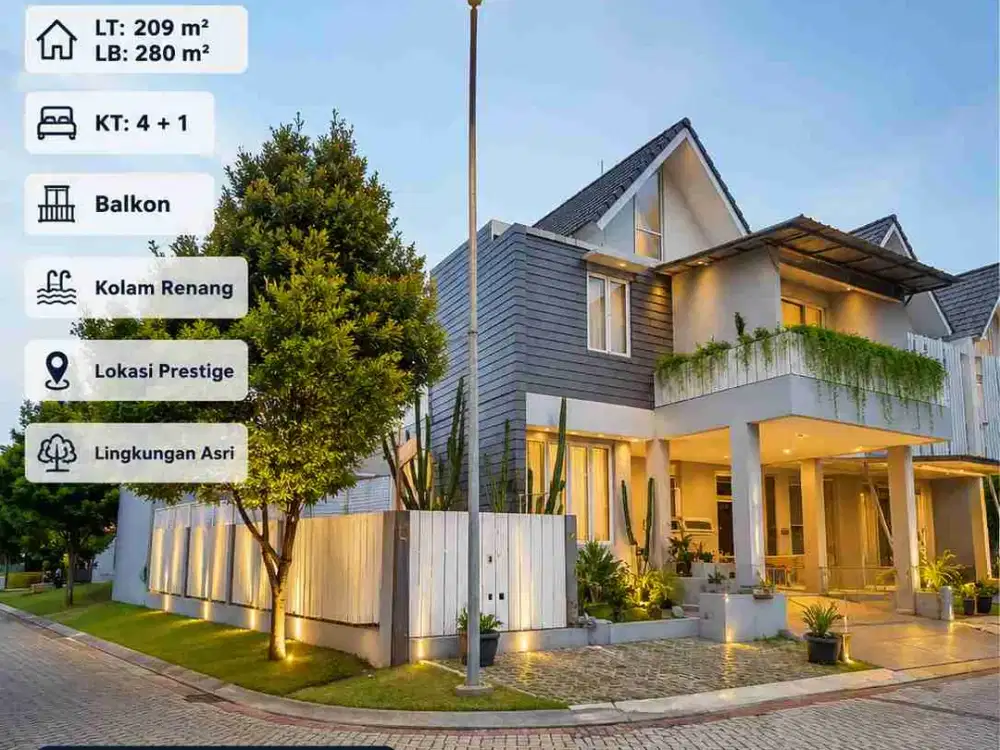 Discovery Bintaro Hoek kolam renang hot price balkon taman lokasi strategis jual cepattt