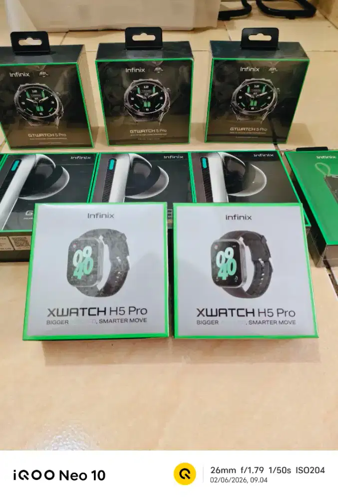 NEW 100% !! INFINIX XWATCH H5 PRO | CHROME SILVER | Garans Resmi 13BLN