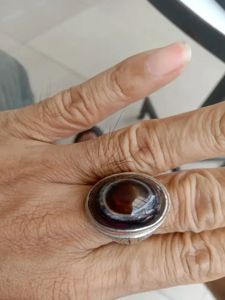 Jual batu cincin mata dewa ring 8 batu asli