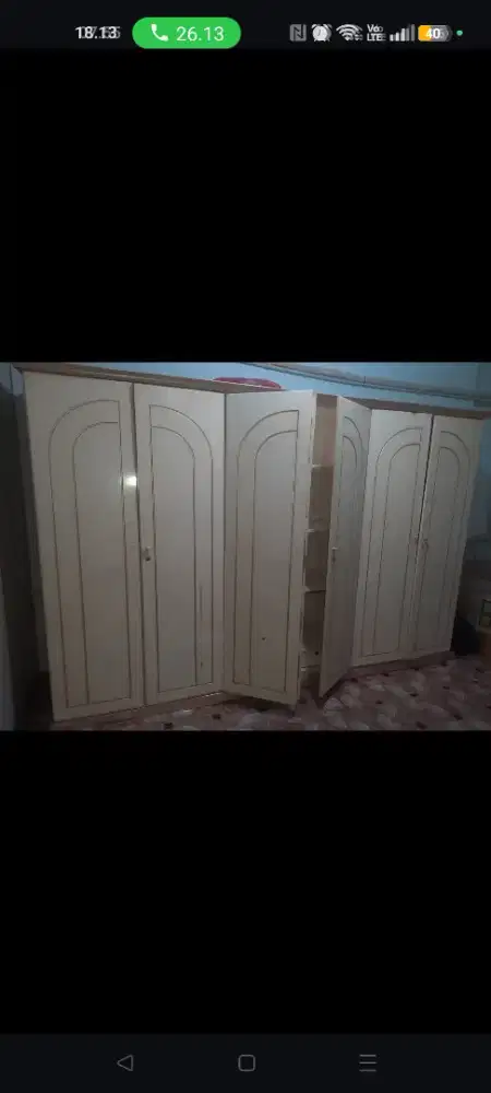 lemari pakaian jumbo panjang 3 meter, siap pakai