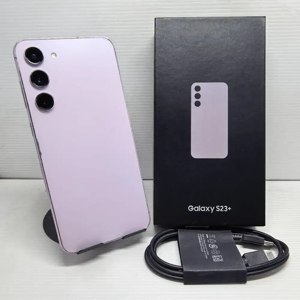 LENGKAP SAMSUNG GALAXY S23 PLUS 5G 8/256 LAVENDER RESMI  SEIN