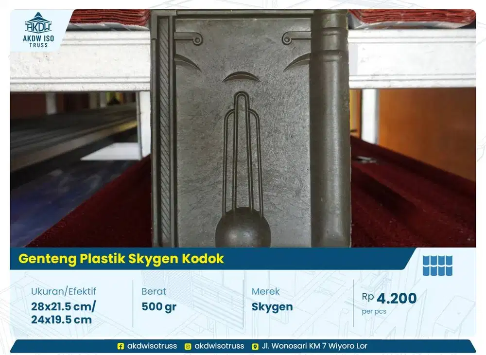 Genteng Metal Pasir Tebal 0.25 Murah Ada Genteng UPVC Dr Shield