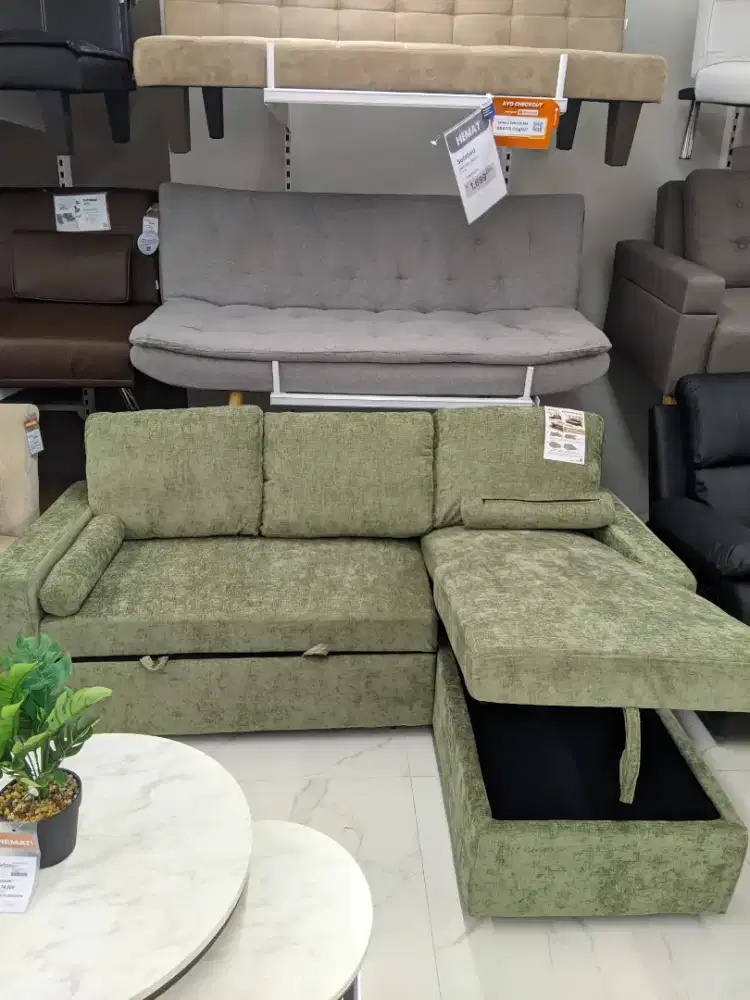 PROMO SOFA STORAGE SLEEPER