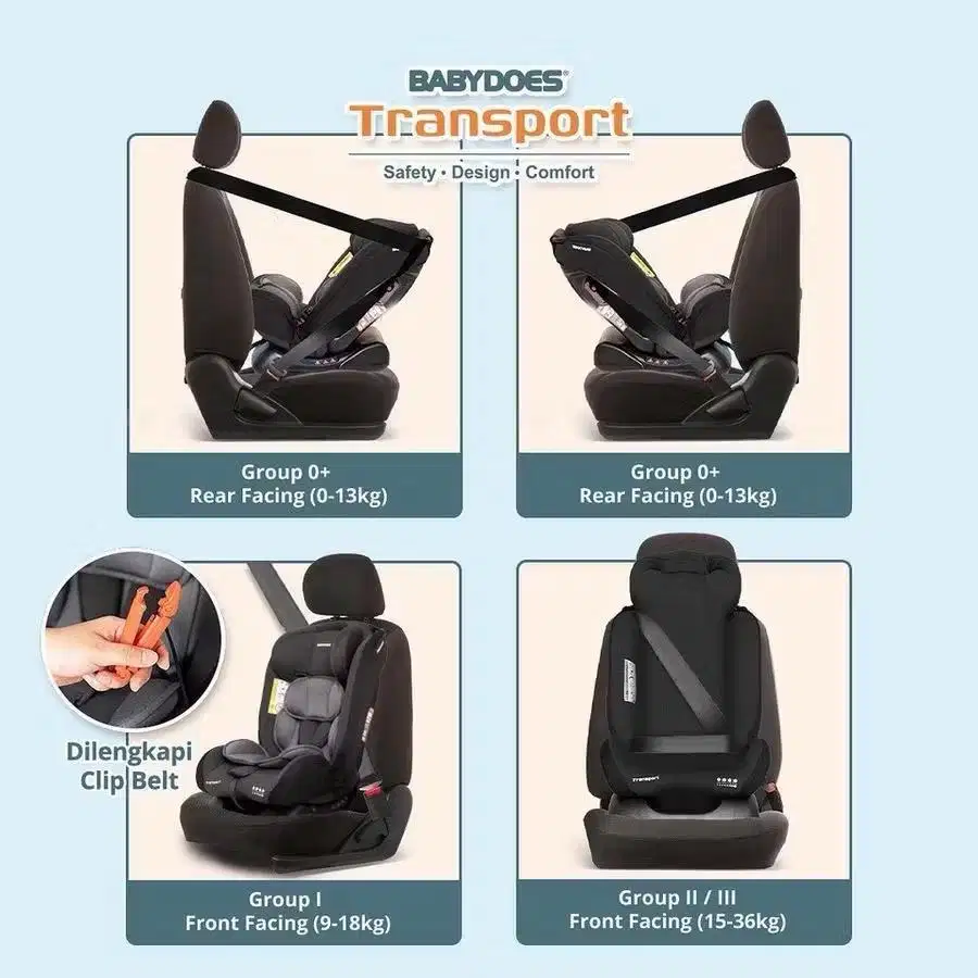 Car seat baby does