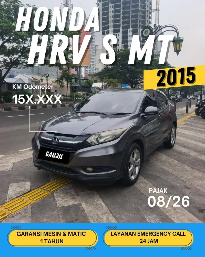 HONDA HRV S MT MANUAL 2015 GANJIL