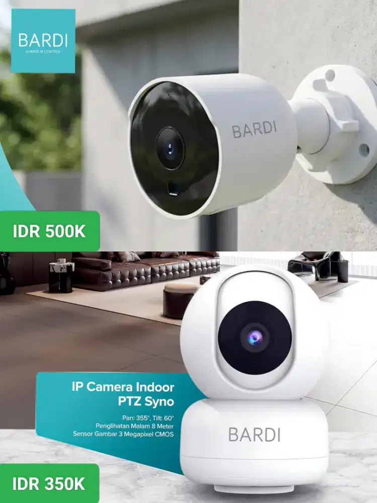 Promo Smart CCTV Bardi Indoor Outdoor Murah