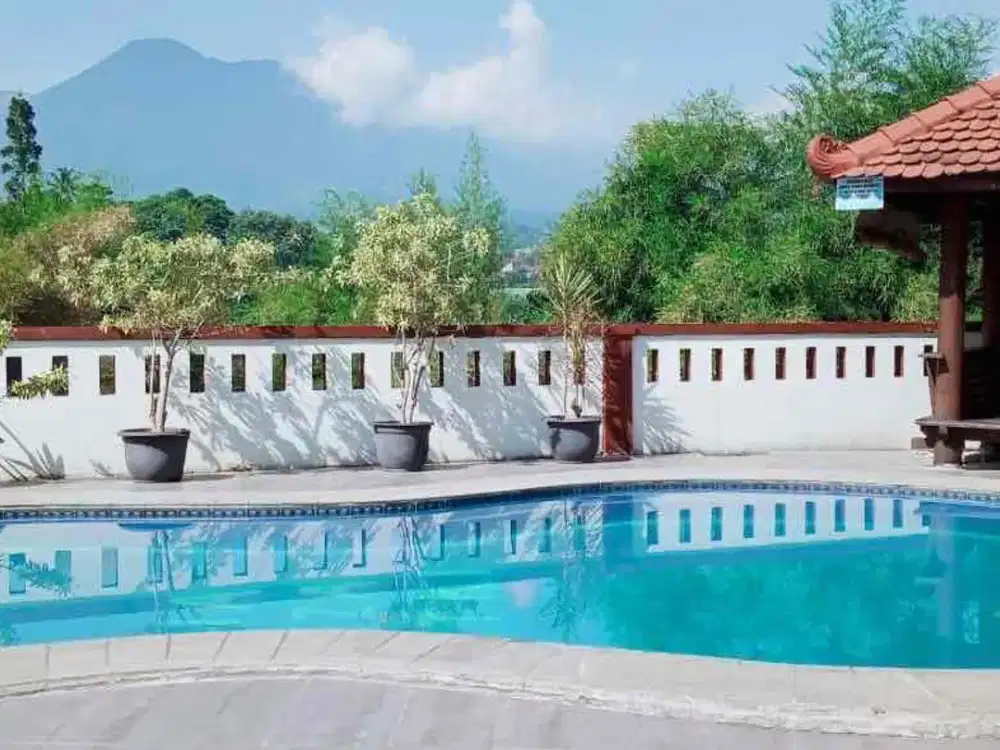 Villa View Cantik Swimming Pool Dijual Murah Cepat Cisarua Puncak