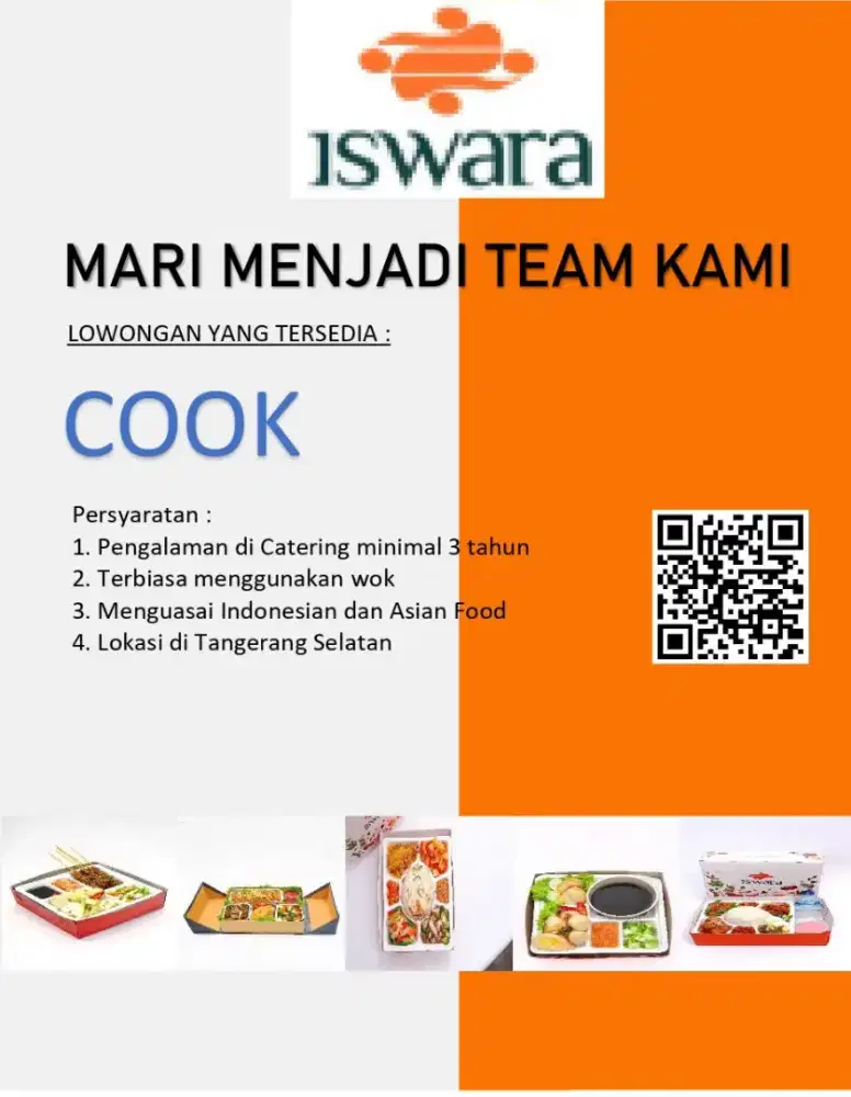 Lowongan Cook di Tangerang Selatan