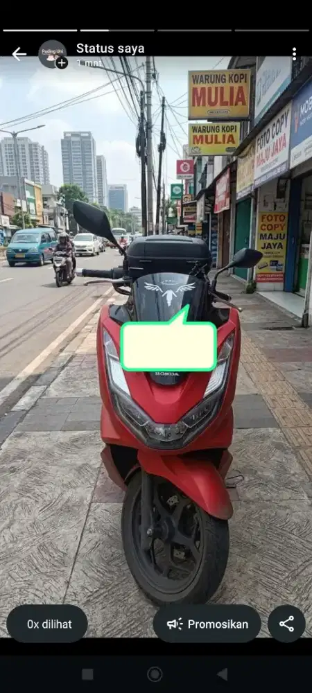 Honda PCX 160 2022 - Merah Candy Mewah (Bebas Banjir & Tabrak!)
​