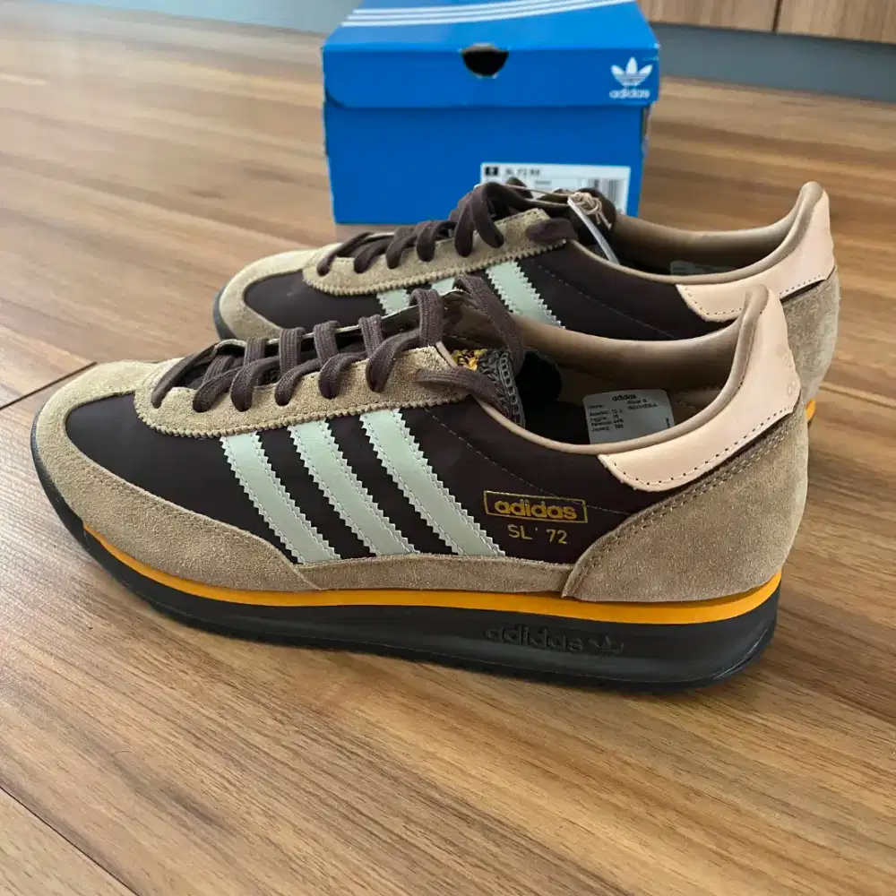 Adidas SL 72 RS IG4645 Brown / Putty Grey / Yellow BNIB Originals