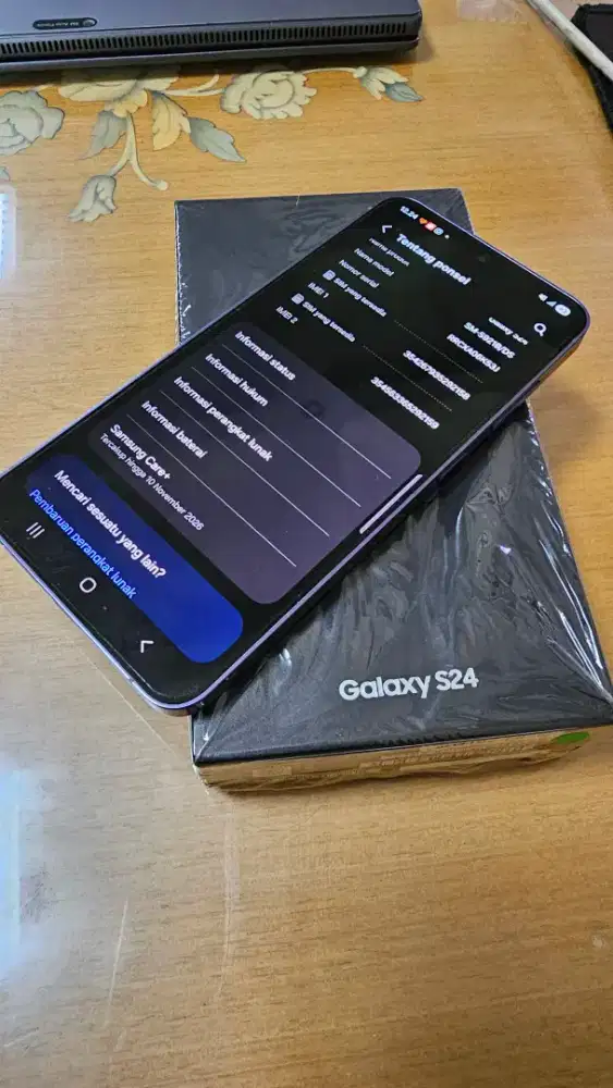 Samsung S24 Ram 8 Rom 256 GB Mulus luss
