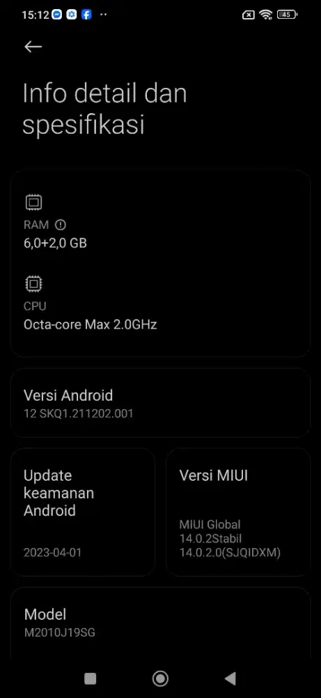 Redmi 9T seken ori