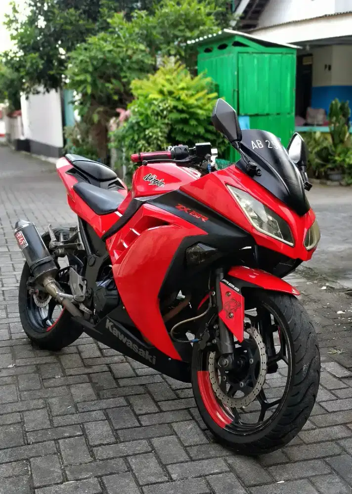 Ninja 250fi 2014 plat ab lengkap