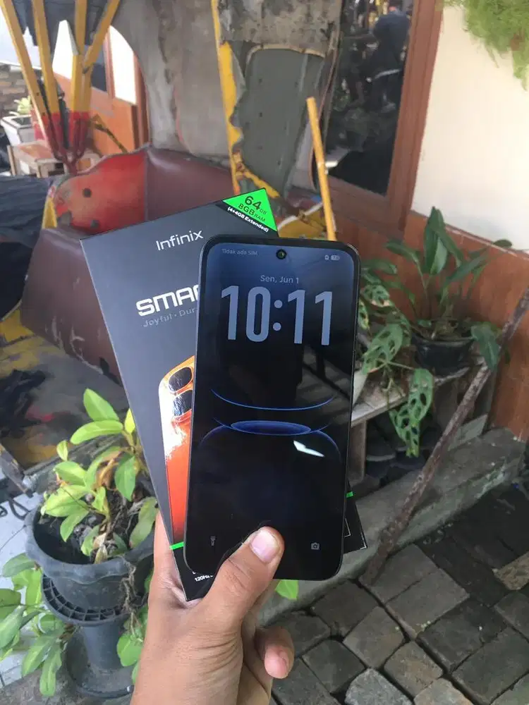INFINIX SMART 20 LENGKAP 4+4/64 GARANSI ON