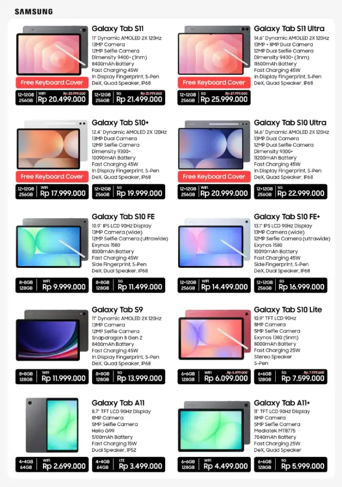 TAB SAMSUNG GALAXY