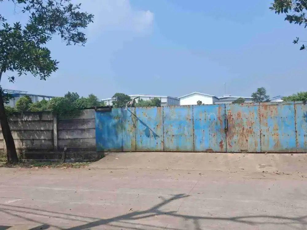 Di jual lahan luas 1hektar kawasan pergudangan dan industri Tigaraksa