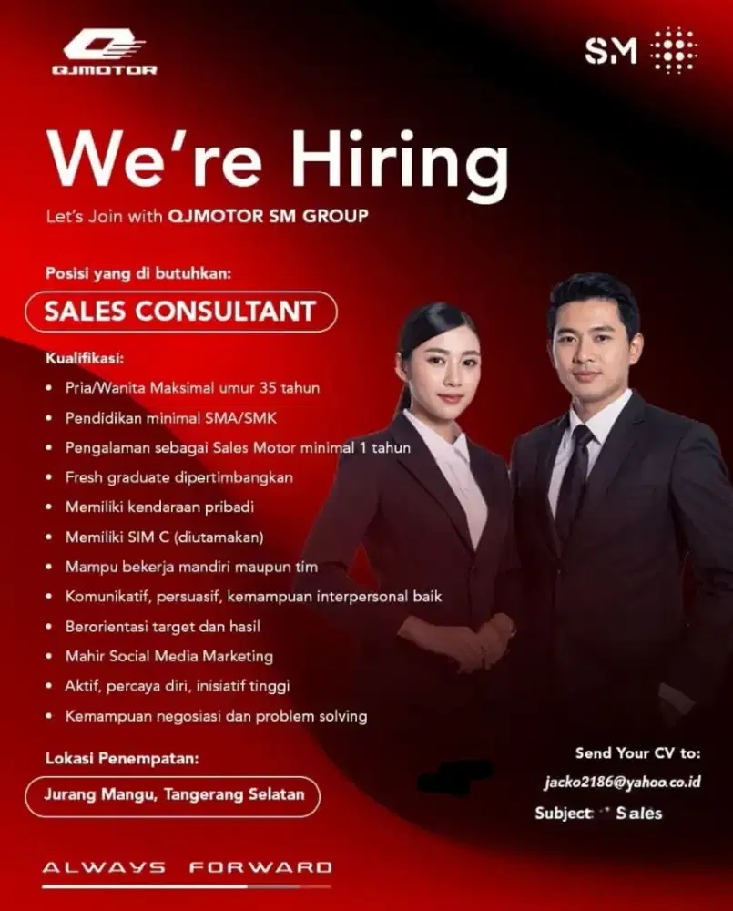 Lowongan Sales Executive