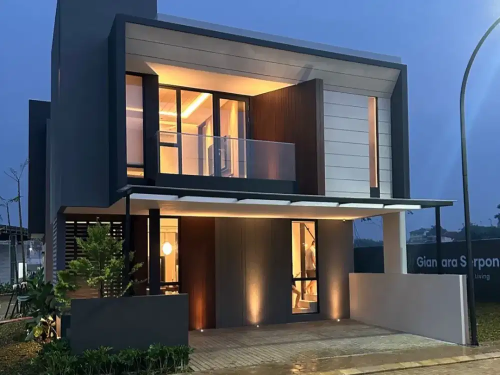 Rumah ukuran 8x16 termurah di serpong selangkah ke aeon mall BSD