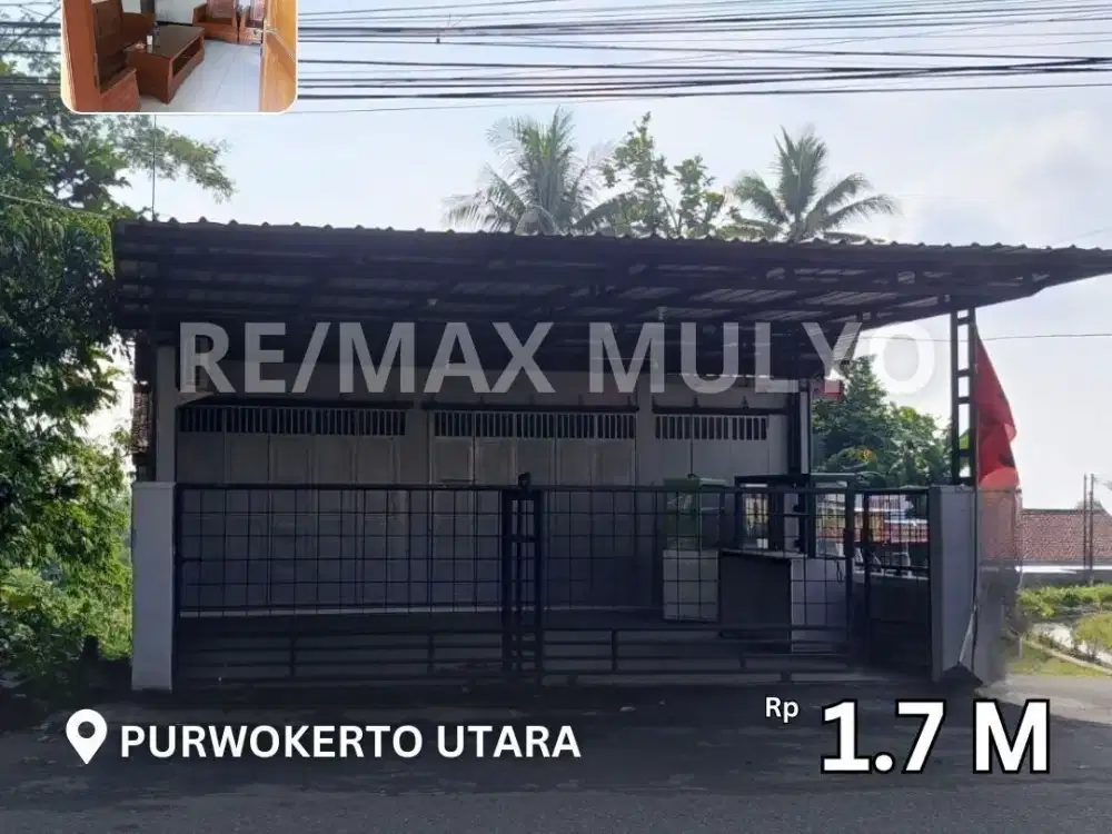 DIjual Rumah dan Ruko 3 Lantai + Kolam Bisa untuk Usaha Area Purwokerto Utara